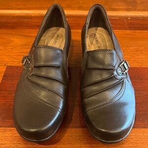Michel M. Brown Handcrafted Leather Comfort Durable Shoes, Size 9